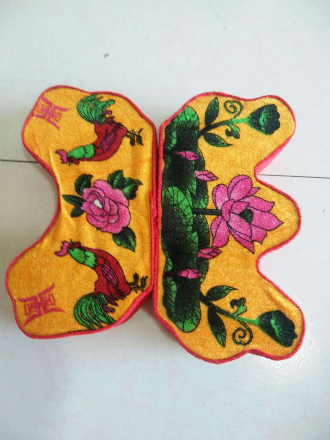 低价批发殡葬用品男女士头脚枕荷花枕头老人寿衣配件祭祀用品