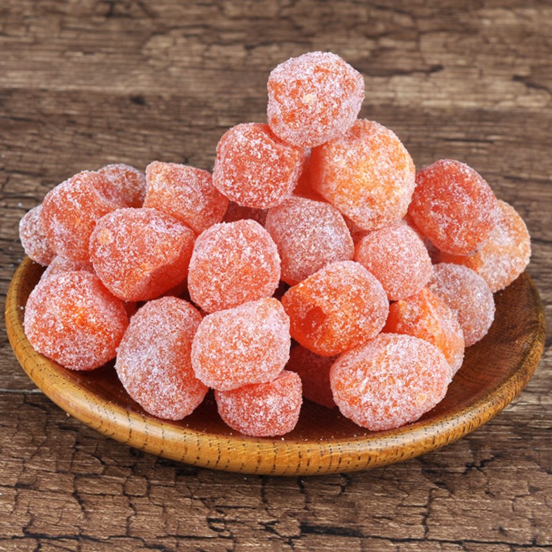 供应香港品牌热销零食品爱莱客玫瑰桔380g罐装凉果蜜饯果脯果干