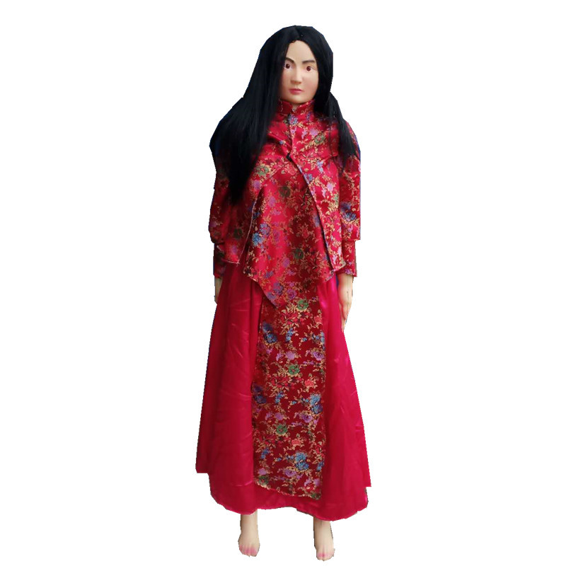 万圣节鬼屋布置整蛊装饰道具站立新娘女尸体干尸模型拍戏吓人模特