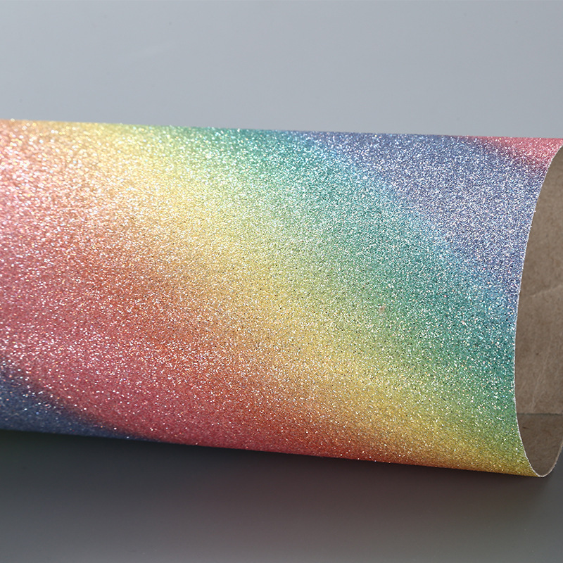 金葱纸表面水晶亮面不掉粉渐变高闪银平滑不起层