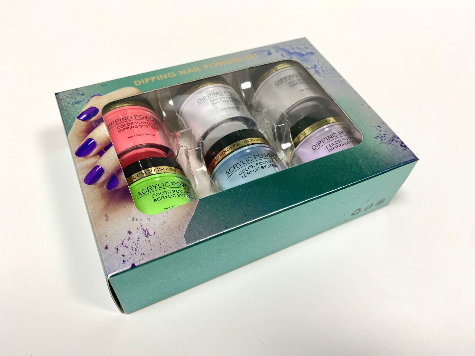 免费设计打样指甲粉 指甲油彩盒定制护肤品包装盒 卡盒包邮