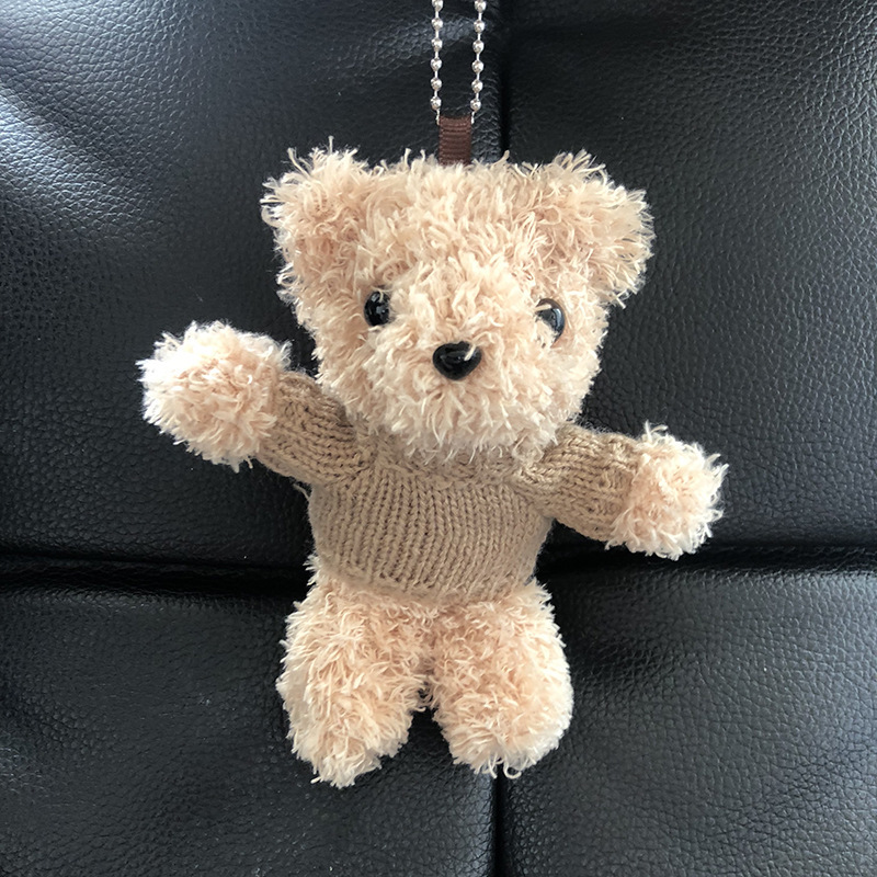 小熊挂件泰迪熊挂件小熊公仔挂件穿衣服小熊包包挂件礼品