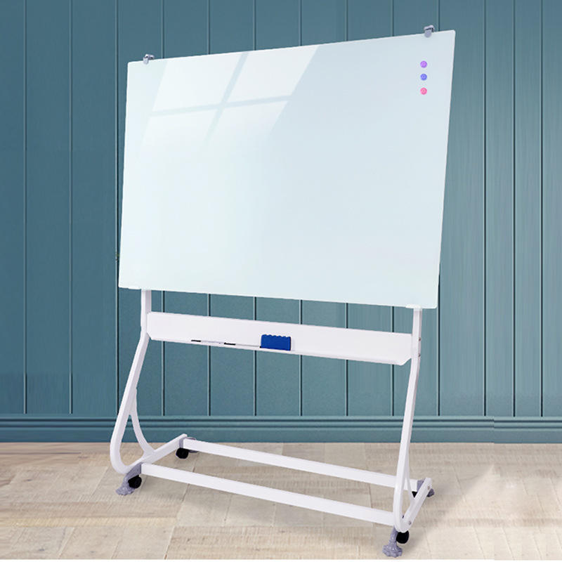 厂家供应白板支架 单杠双杠展示架可调节可移动金属黑板白板支架