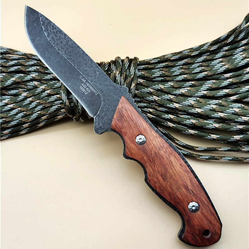 户外刀一体龙骨野外生存直刀荒野求生防身刀战术小刀瑞士军刀刀具