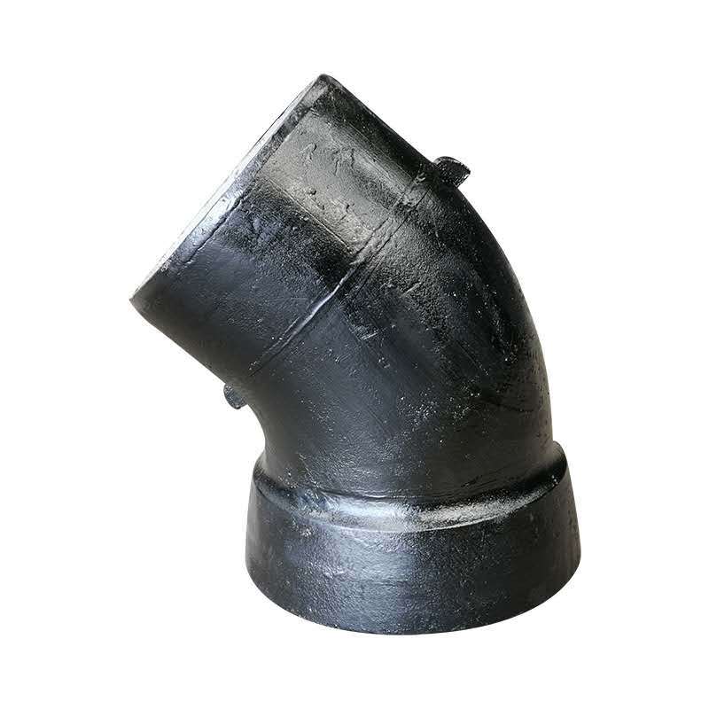 长沙厂家直销给水消防承插球墨铸铁90度 45度 22.5度 11.25度弯头