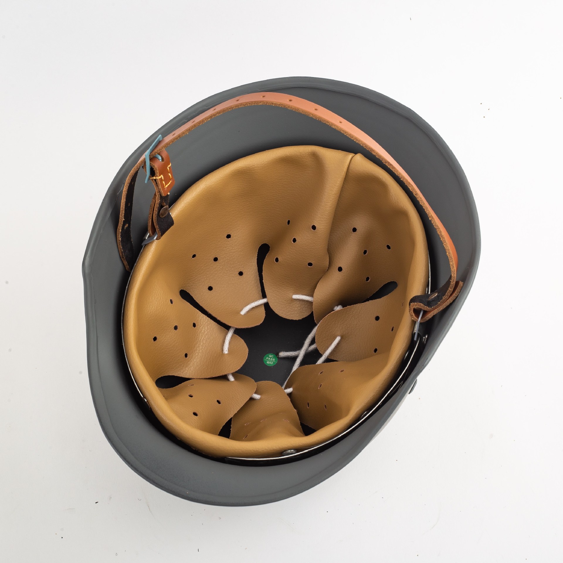 八佰国军德式m35纯钢头盔 哈雷复古骑行盔 m42伞兵军迷影视盔