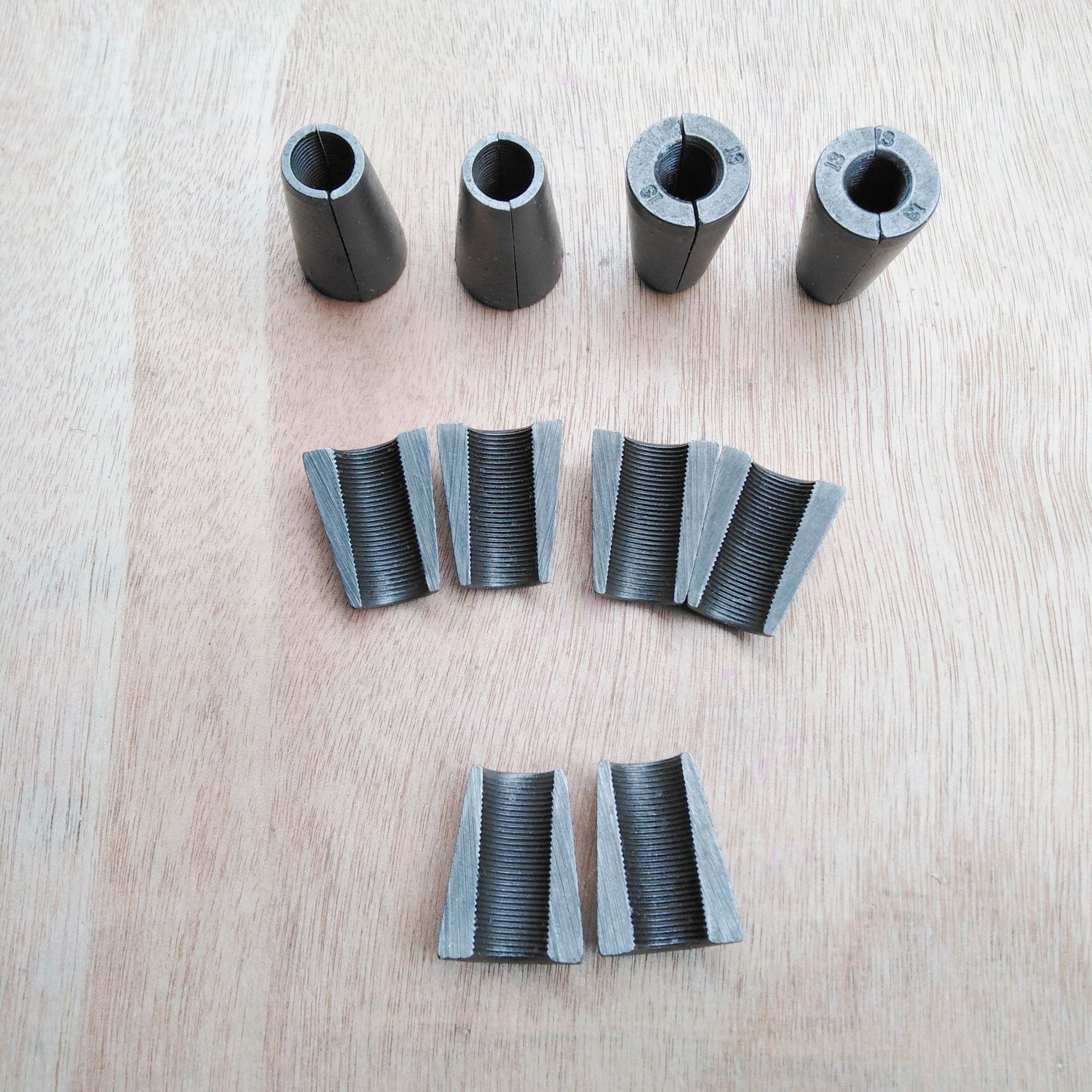 邱姆 厂家供应 定制 两片无槽 工作夹片