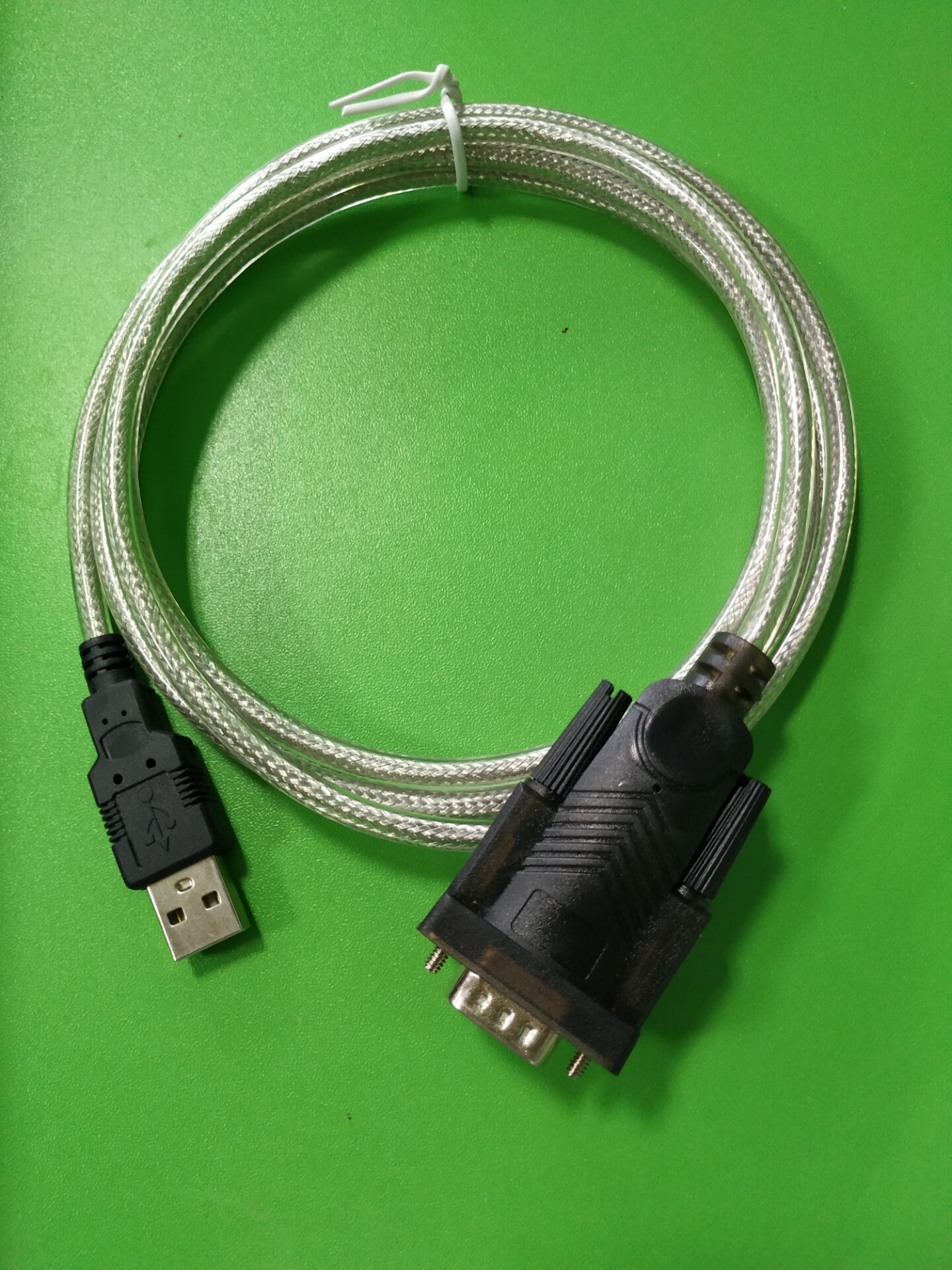 厂家直销 usb to rs232 db9串口线 原装芯片串口线 支持win10