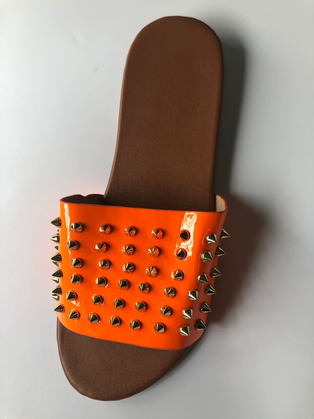 凉鞋女2020新款欧美凉鞋拖鞋钉子鞋 sandals slipper 9030