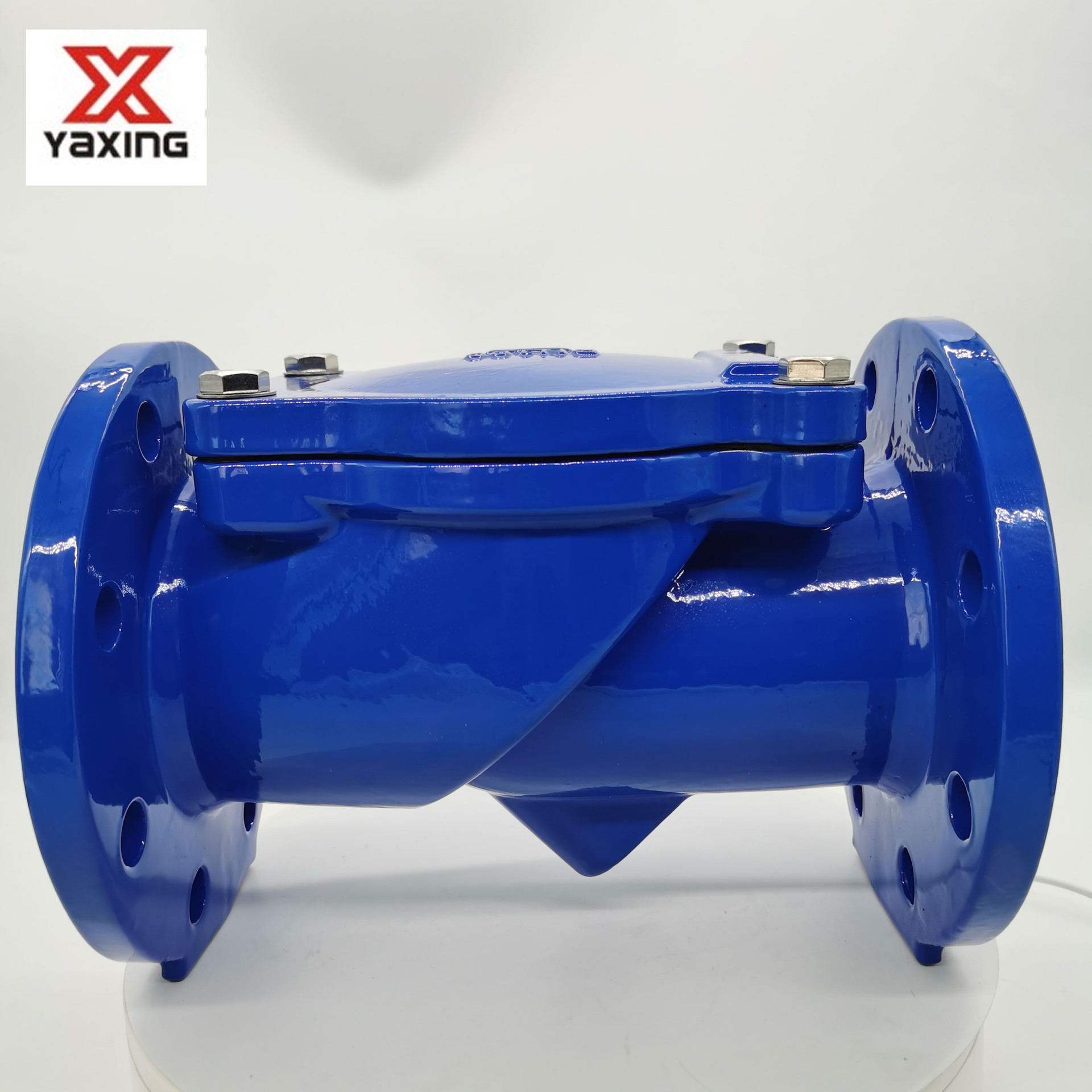 hh44x橡胶瓣止回阀法兰立式逆流阀单向阀防止水倒流阀止回阀