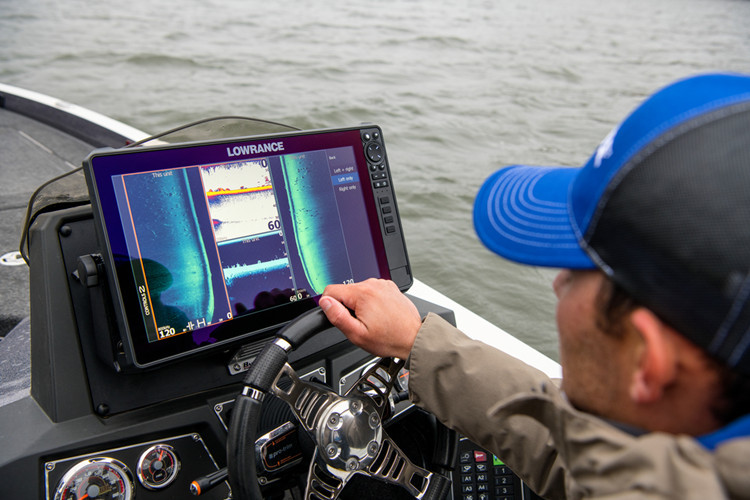 劳伦斯lowrance hds-16live鱼探gps雷达声呐探鱼器3d成像动态声呐