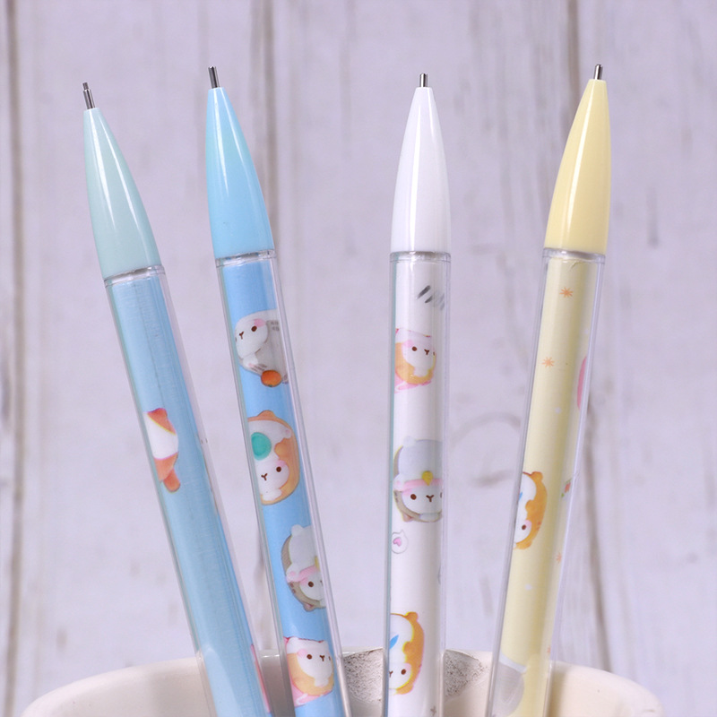 天卓01865 卡通tt农场活动铅笔小清新小学生用自动铅笔可爱写字笔