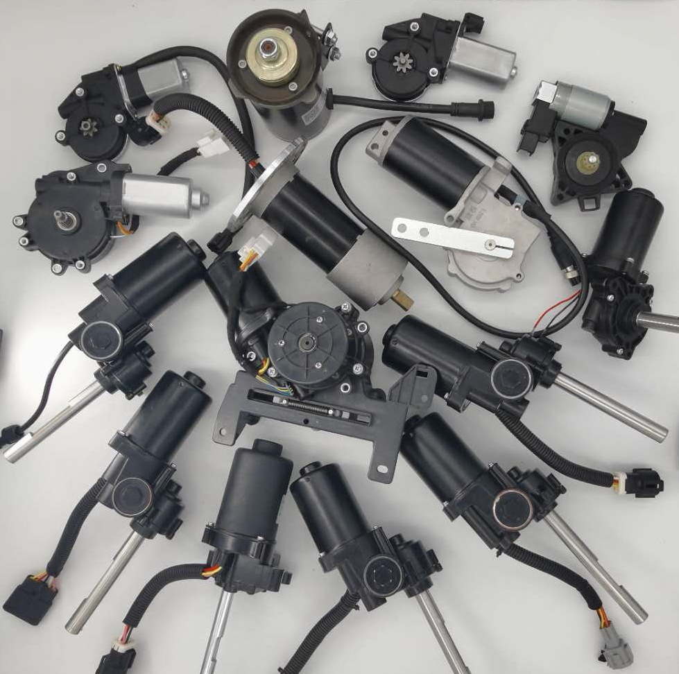 电磁离合电机蜗轮蜗杆内外置电磁离合电机汽车侧滑门电机