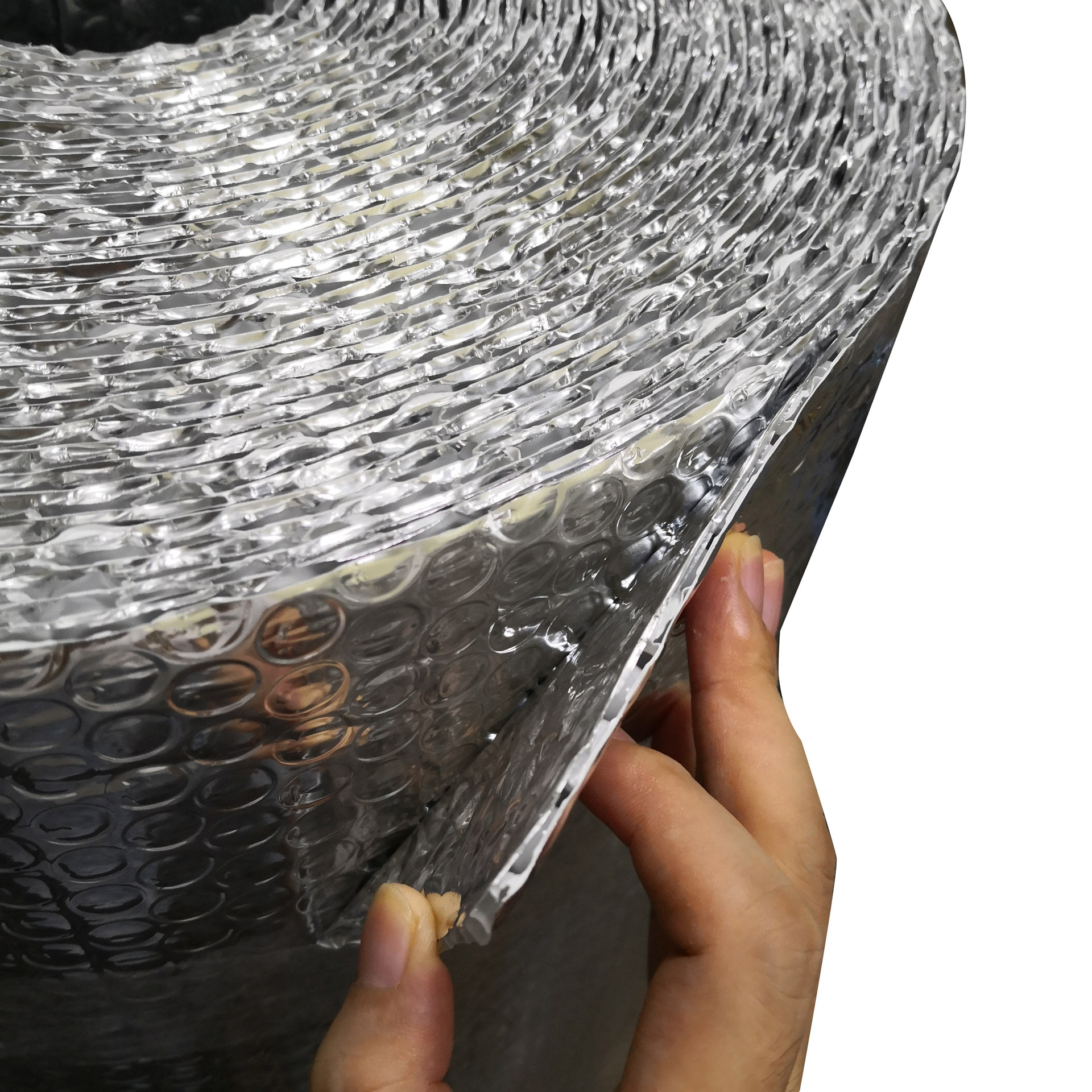 铝箔气泡隔热膜 防晒铝膜保温膜 墙隔热材料 屋顶房顶银色反射膜