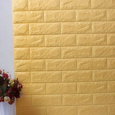 美容店墙砖艺术简易海绵墙贴贴纸自粘泡沫墙壁墙体墙衣装饰洗