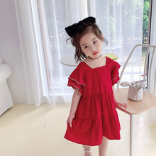 女童裙子韩版气质公主连衣裙礼服24夏装新款外贸童装代发3-8岁