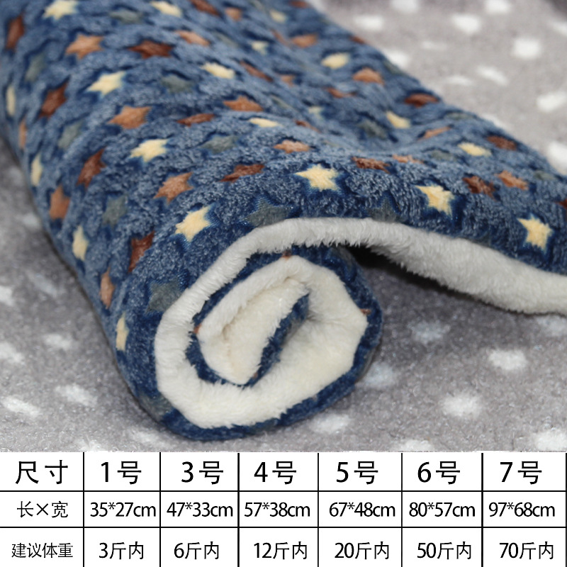 Pet Mat Thickened Winter Warm Cat Dog Blanket Pet Bed Doghouse Cathouse Dog Bed Factory Wholesale