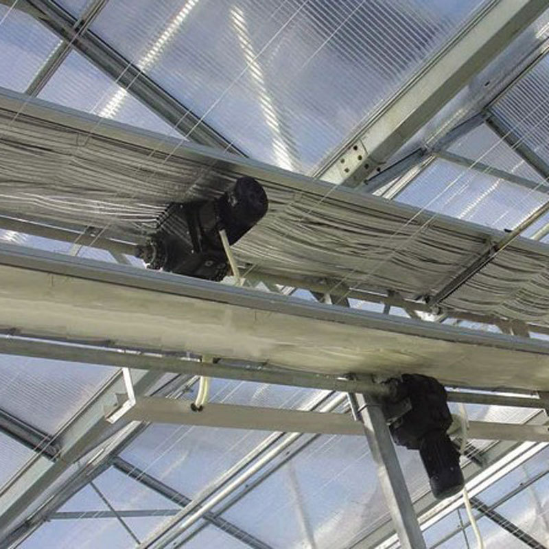 厂家定制电动遮阳系统 智能温室内遮阳系统 薄膜大棚内遮荫配件