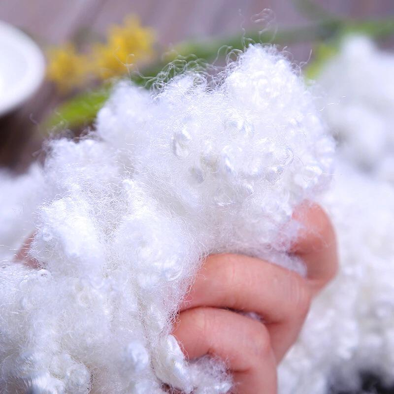 工厂 7d51再生纤维公仔棉 涤纶短纤抱枕填充棉  玩偶pp棉原料