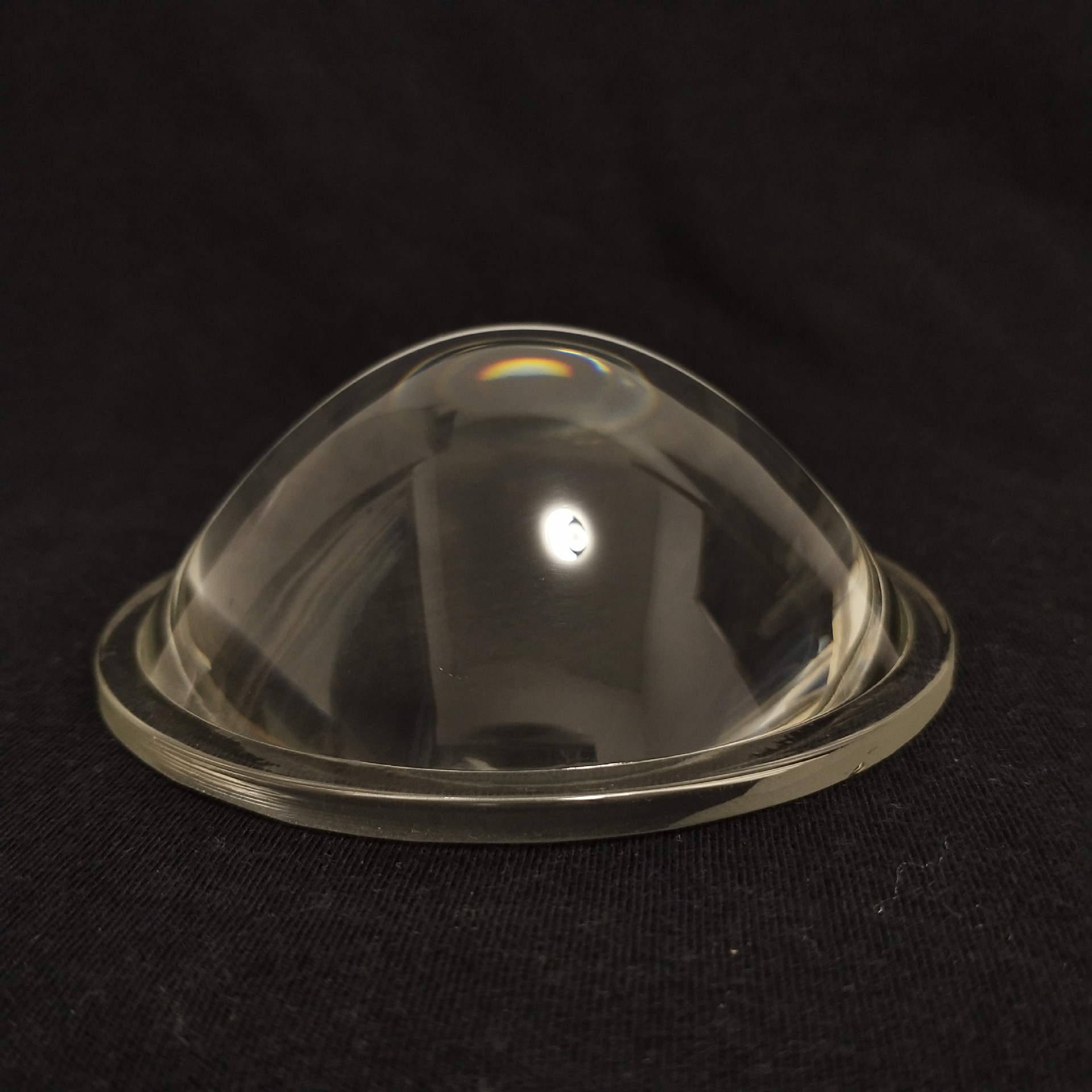 100*38mm平凸玻璃透镜 大功率led聚光透镜 单颗 灯饰配件加工定制