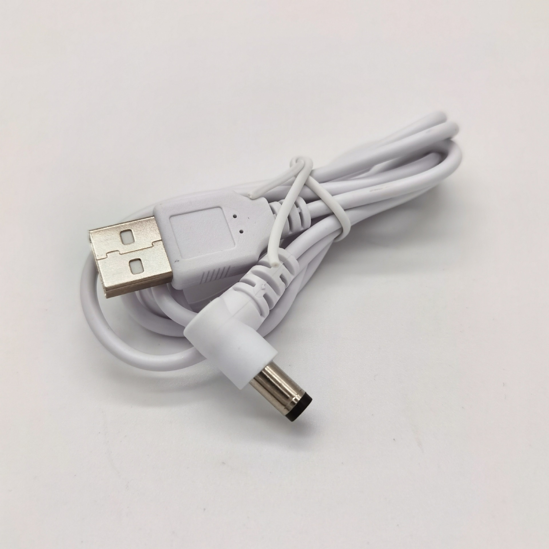 1适配器充电线1米白色环保弯头dc5521圆头电源线-阿里巴巴