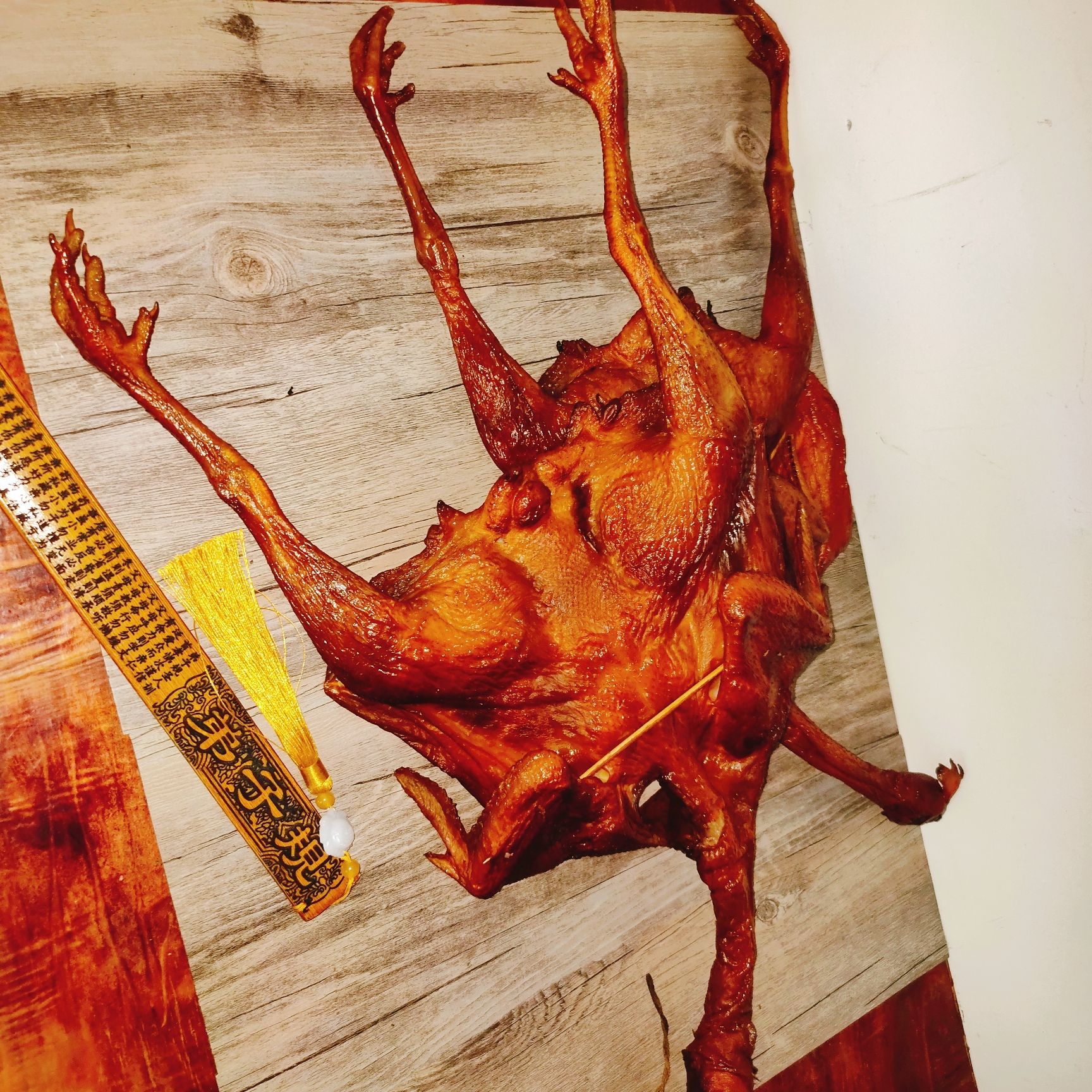 湖南特产烟熏腌制风干腊鸡传统工艺整只柴火烟熏2斤左右一只