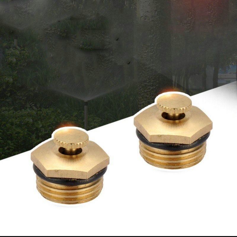 批发4分全铜可调式雾化喷头 降温折射草坪大棚灌溉园林农业微喷头