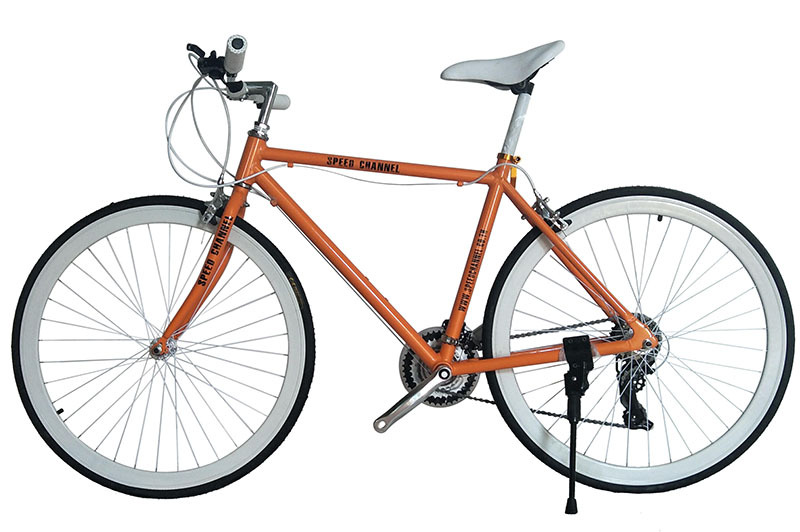 厂家定制赛车架型山地自行跑车超轻26寸公路车单车活动外贸变速车