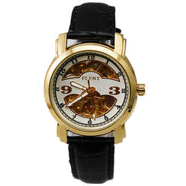 flent飞浪达 7006商务机械手表自动上发条皮带男士表