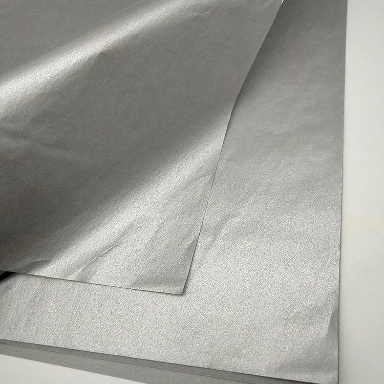 银色满版拷贝纸 现货薄页纸 雪梨纸 礼品包装纸红酒裹纸17g拷贝纸
