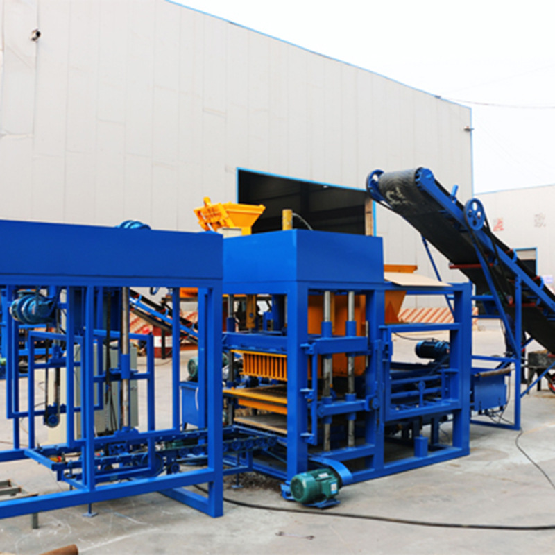 qt4-15全自动免烧混凝土制砖机液压自动制砖机水泥制砖机空心砖机
