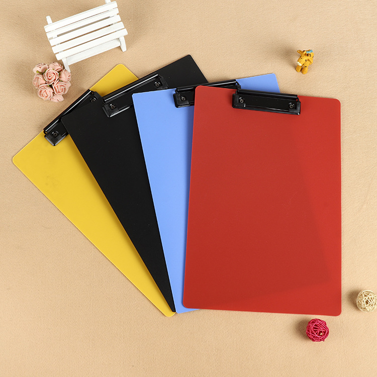 定制pp文件夹单强力弹簧夹l型夹透明办公a4秘书夹可印刷logo