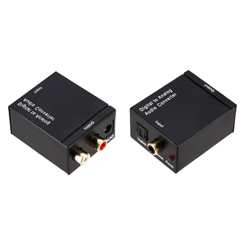 数字转模拟转换器 digital analog spdif av音频光纤同轴适配器