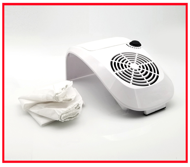 60w强力指甲吸尘收集器吸尘器带2个集尘袋美甲设备美甲沙龙工具