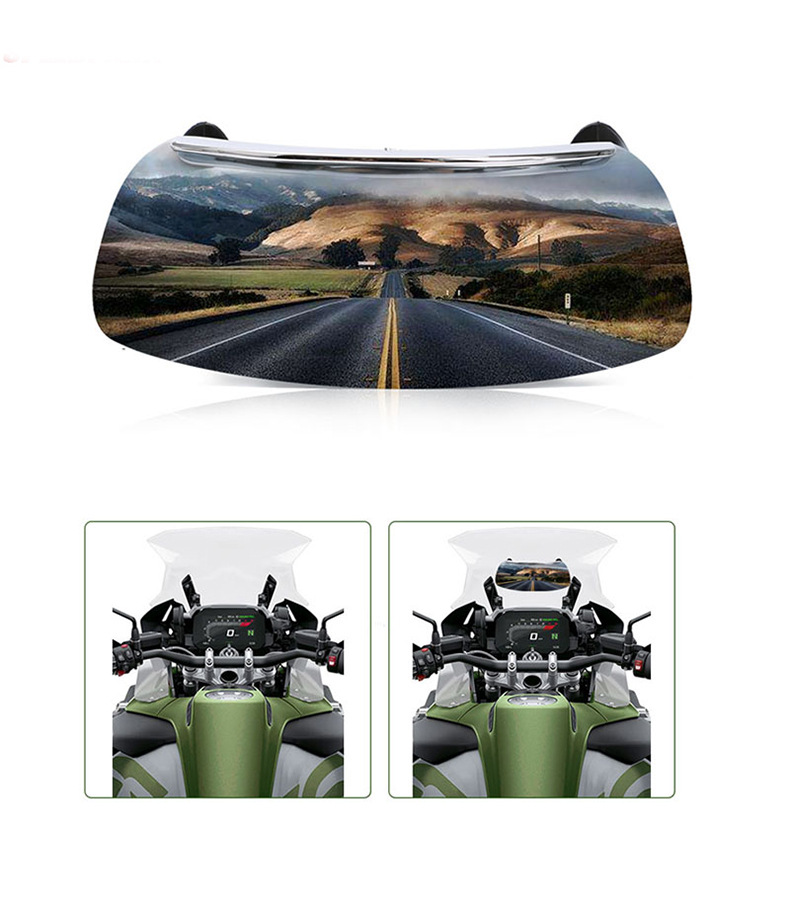 摩托车改装配件180°广角无盲区后视镜踏板车adv街车通用电动车