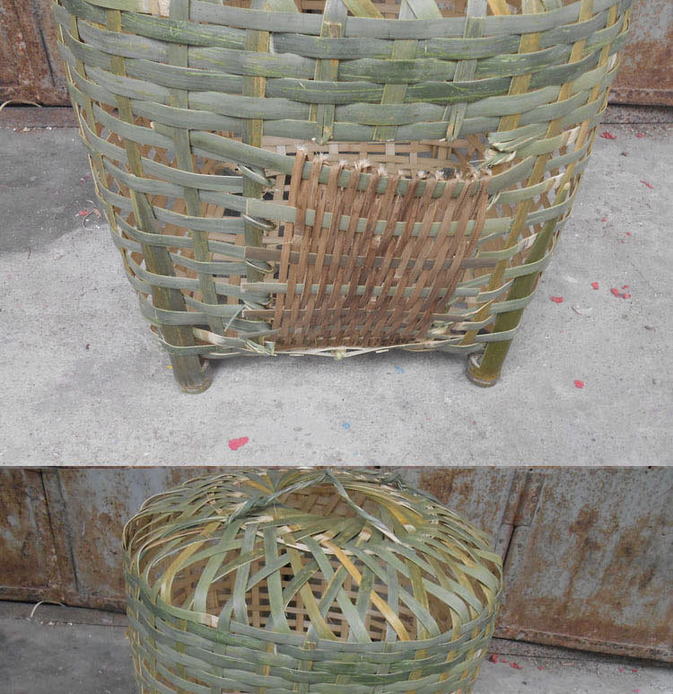 手工竹制品鸡笼鹅鸭家禽养殖竹笼喜庆婚宴农家田园竹编鸡笼罩