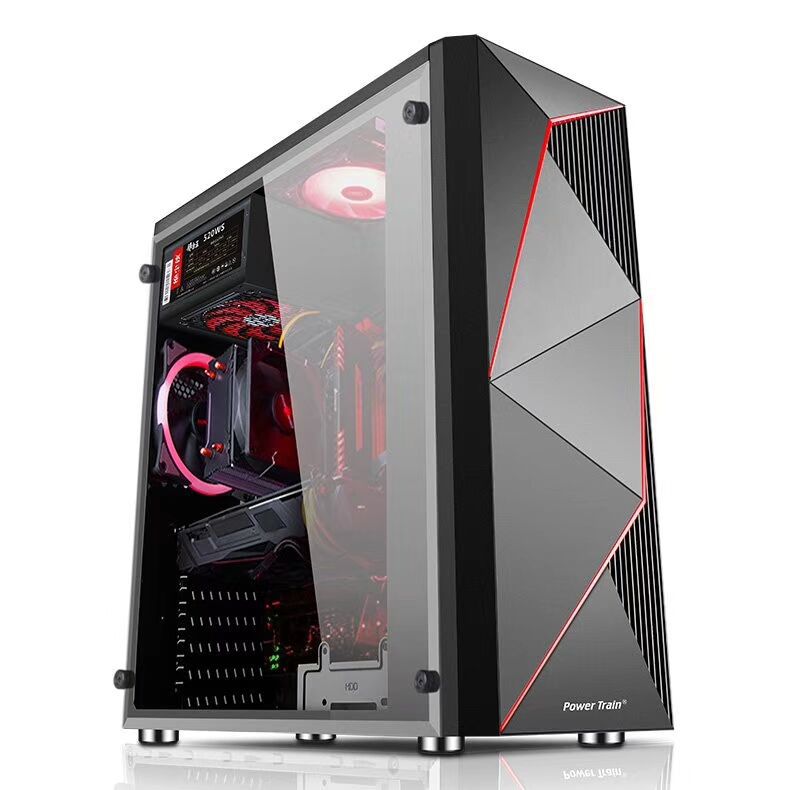 动力火车98k电脑机箱 长显卡背走线usb3.0水冷游戏机箱主机箱atx