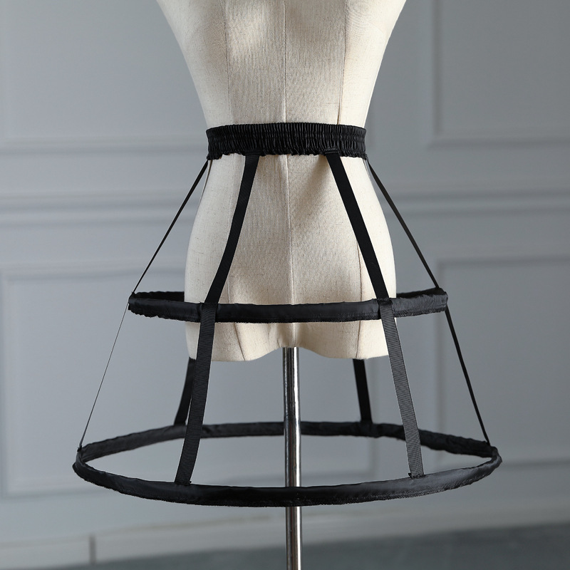 日常两钢鸟笼镂空儿童裙撑软妹鱼骨洛丽塔cosplay暴力可调节衬裙