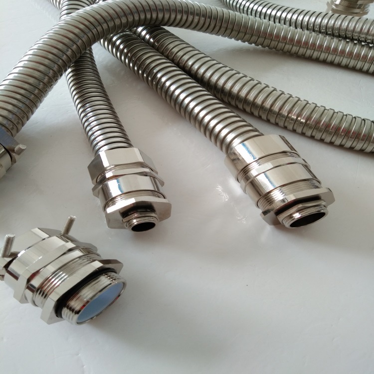 供应不锈钢夹紧电缆软管连接格兰头304防水密封电缆软管接头