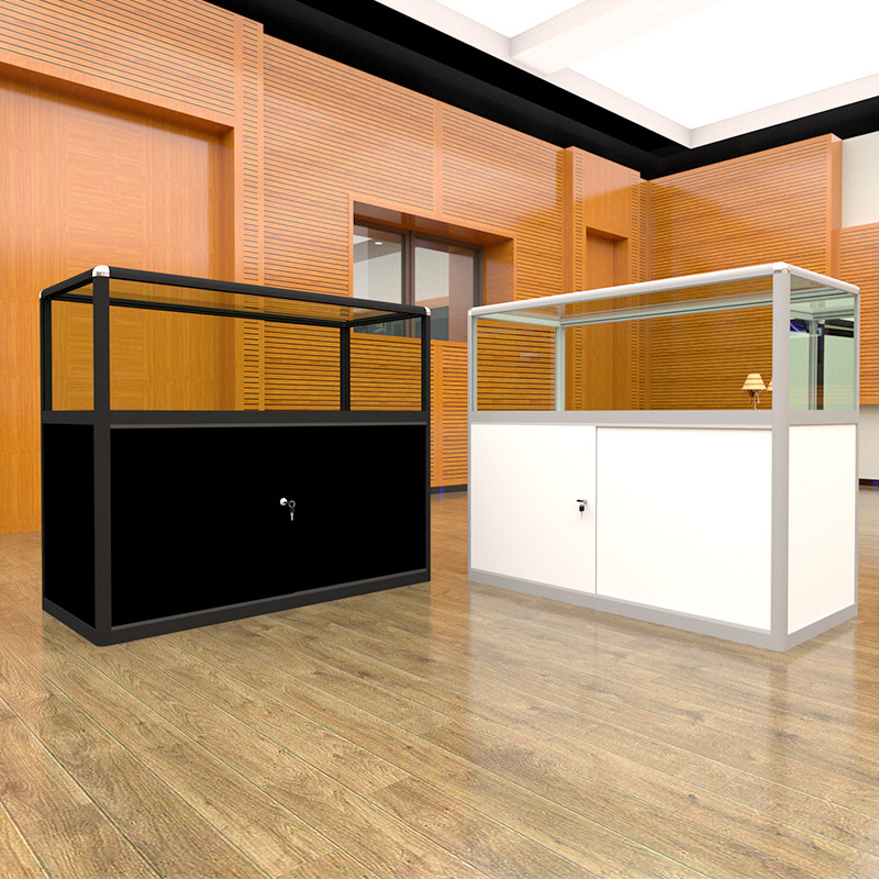 加厚玻璃展示柜会展标摊手机店商场产品铝合金玻璃柜台饰品珠宝柜