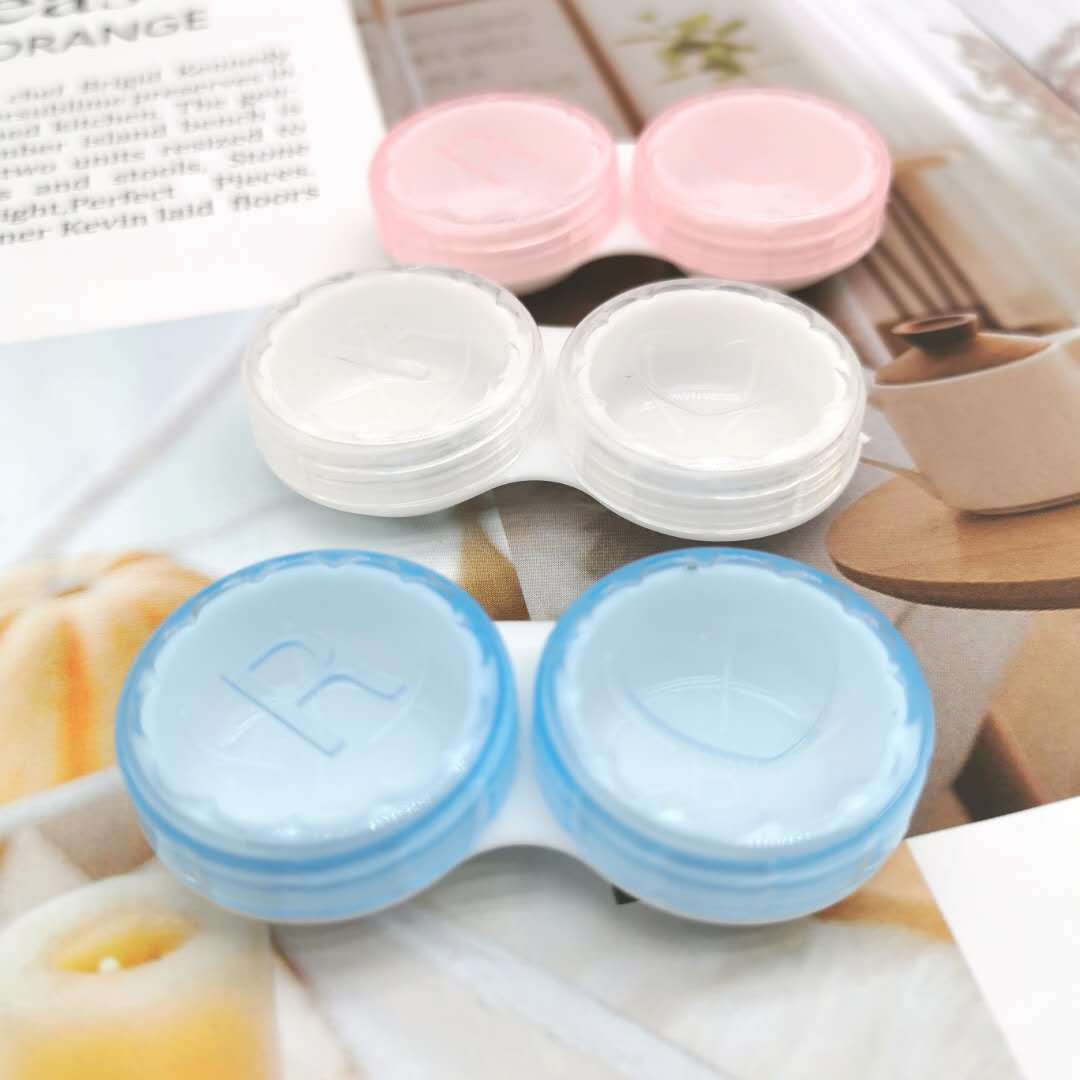 简单美瞳双联盒护理盒伴侣盒 量大从优 低价批发 当天下单,尽量当天