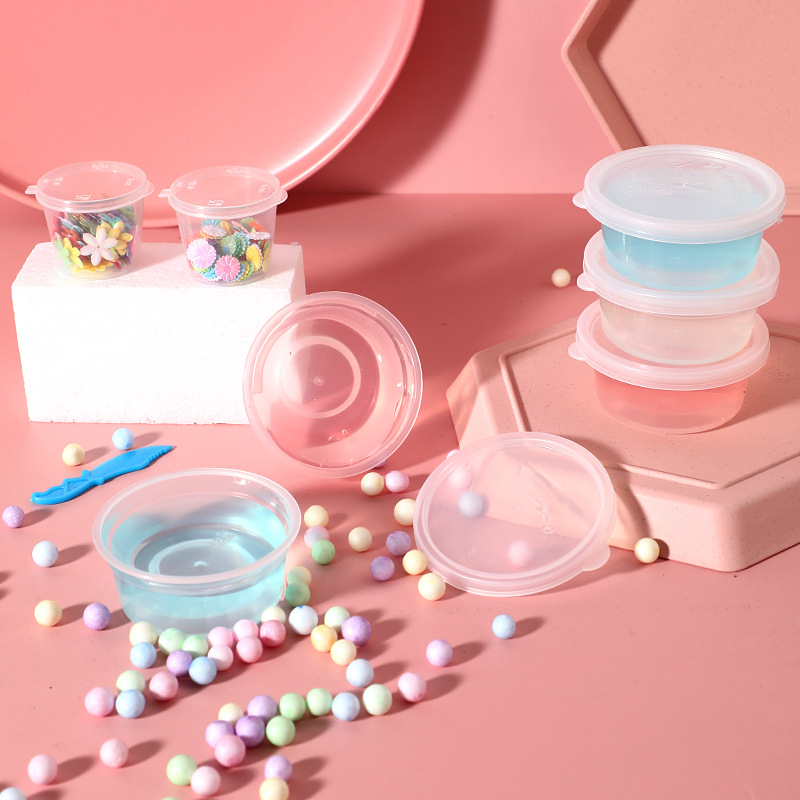 起泡胶m胶套装樱之花气泡胶史莱姆桶装粘土成品泥diy玩具套装