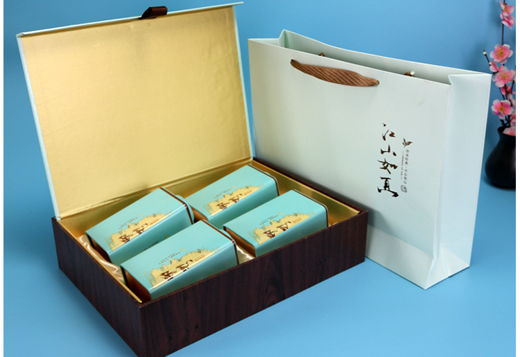 茶叶通用包装礼盒 新款春茶武当道茶一半斤装 绿茶包装盒湖北十堰