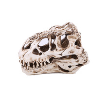霸王龙恐龙头骨教学标本树脂骷髅头万圣节道具动物园科普骷颅头