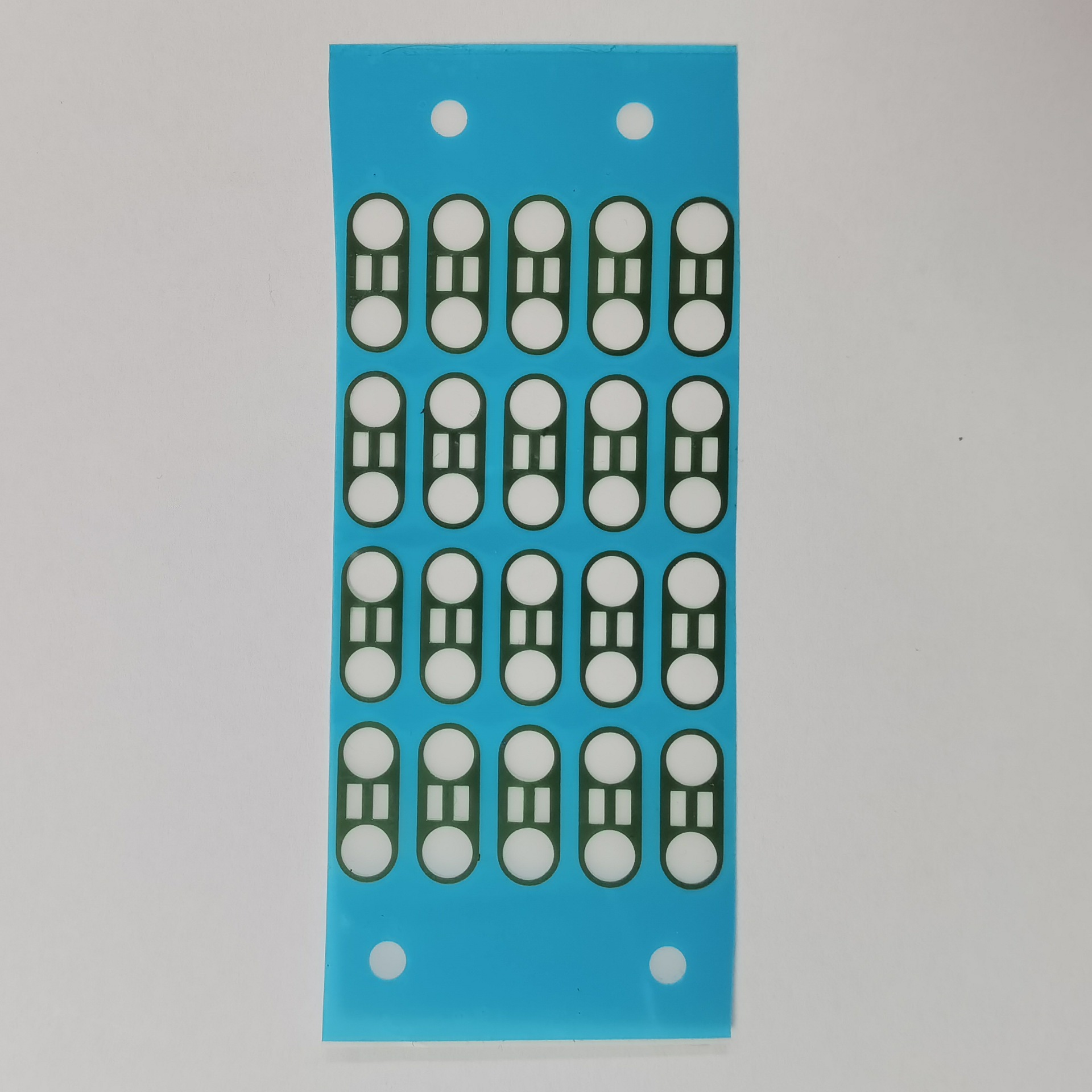 模切加工定做pet 蓝色带胶pet麦拉片