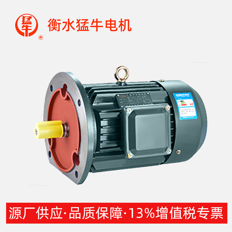 衡水猛牛电机四4级ye2三相异步电动机立式法兰 0.55/2.2/4/5.5kw