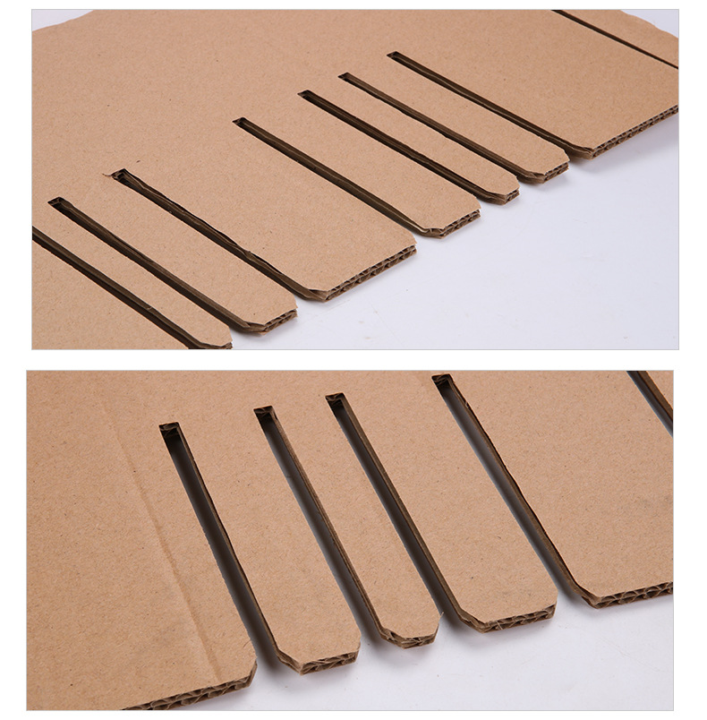 厂家批发 瓦楞平卡包装纸箱隔板 平板纸箱隔板刀卡可定制
