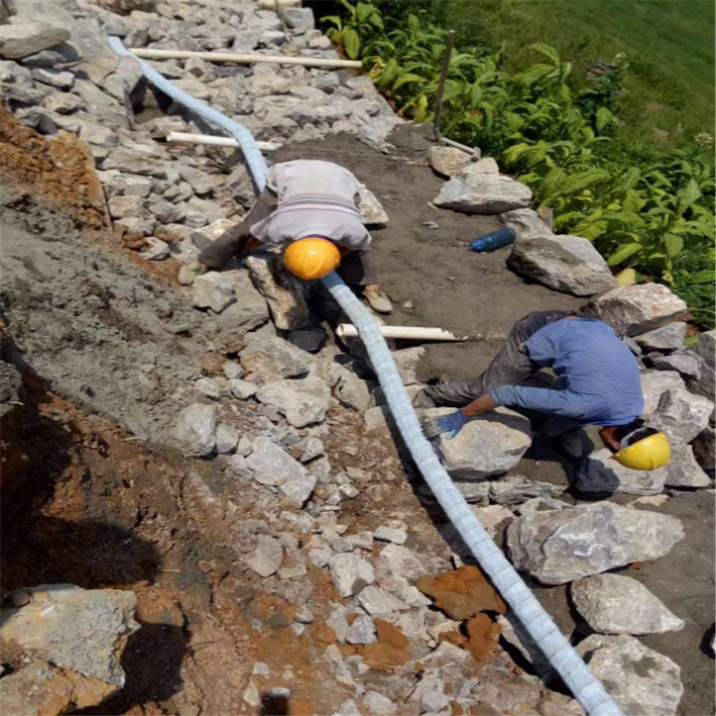 软式透水管尾矿坝电力灰坝排水屋顶花园花台排水用软式透水管
