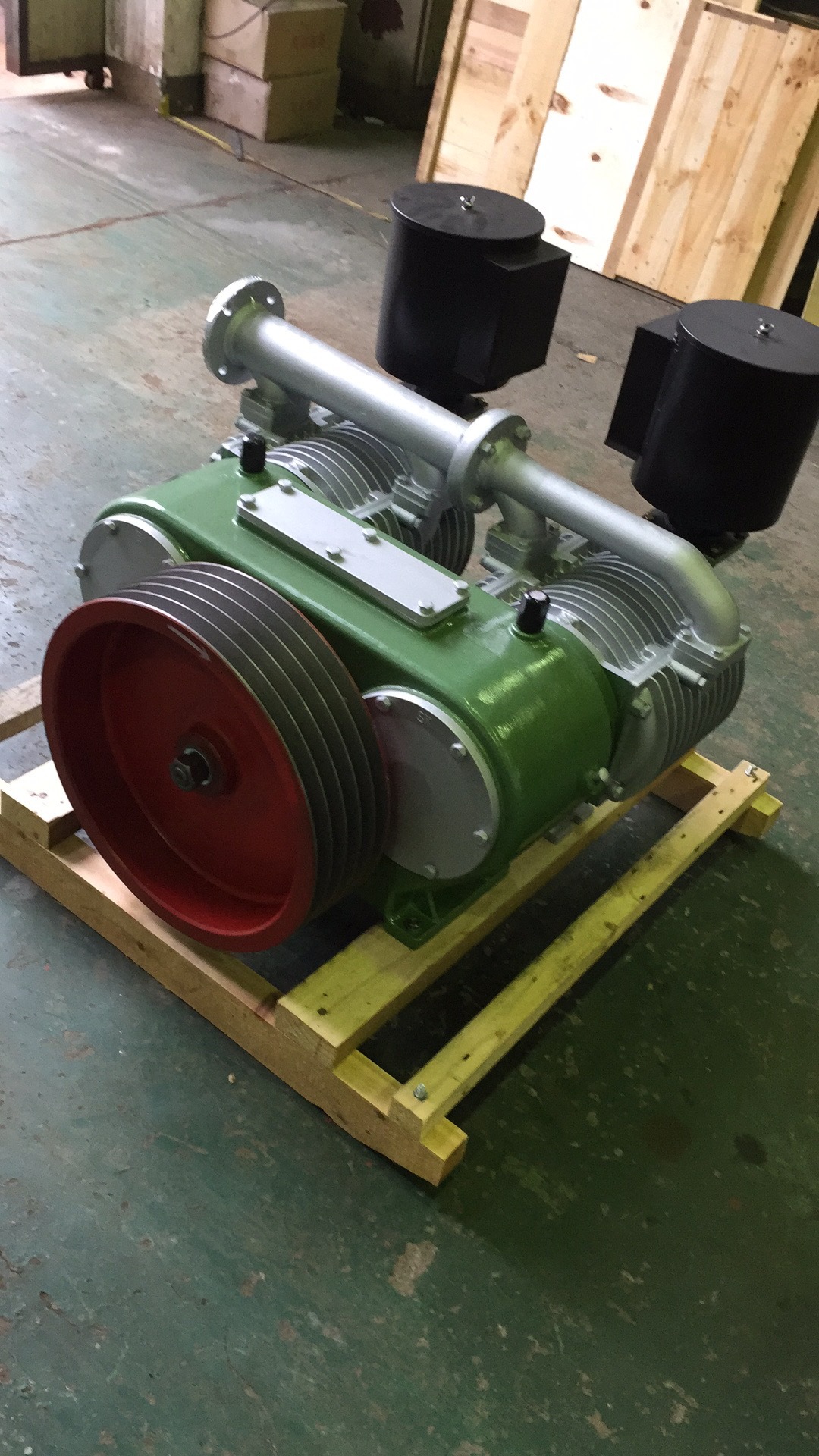 双缸摆式空压机 散装水泥粉粒物料回转式压缩机-阿里巴巴