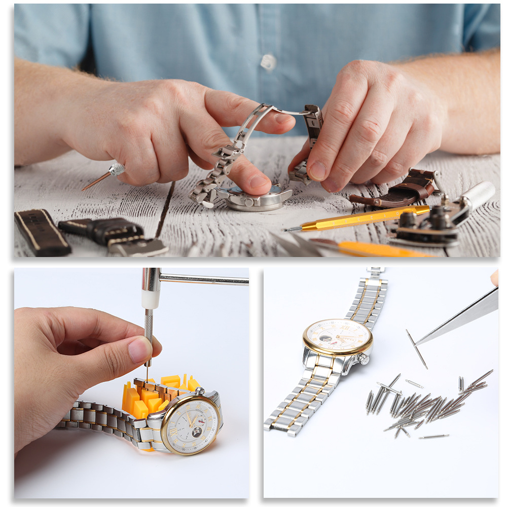新款手表维修工具包 跨境149合1拆卸换电池组合工具 修表工具套装